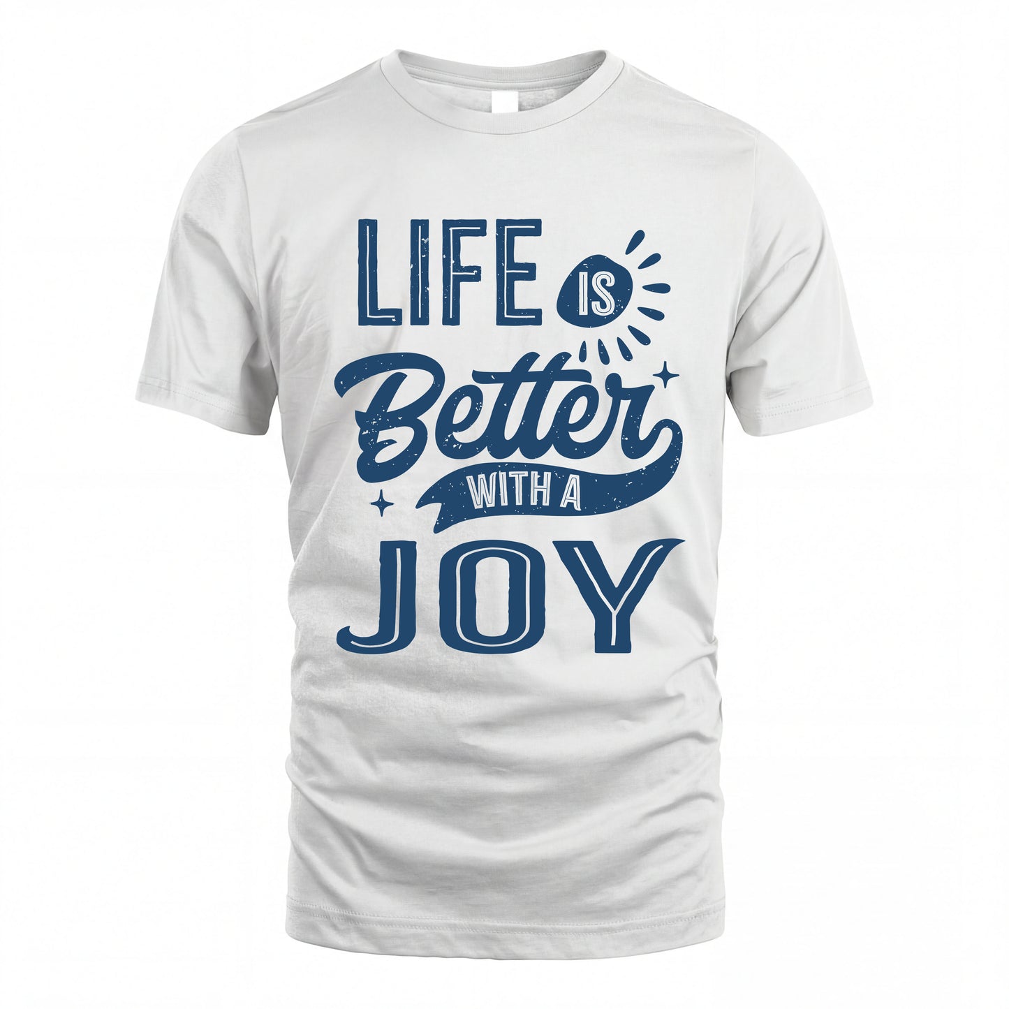 JOY HH88-K2–Personalized Name Quote T-Shirt Life Is Better With Unisex Gift