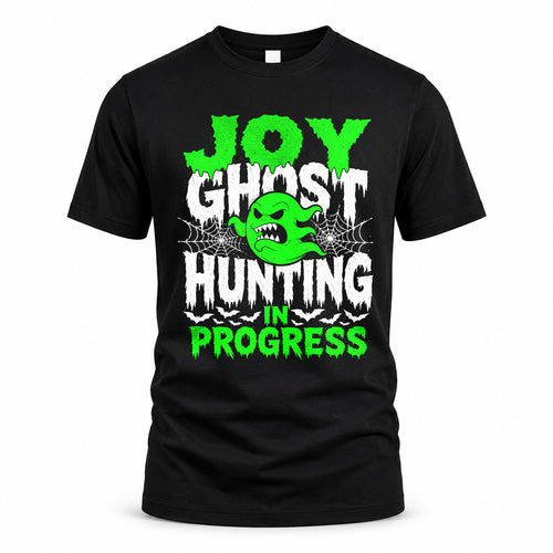 JOY HW22-K06-109 - NAME Ghost Hunting In Progress Personalized Halloween Shirt