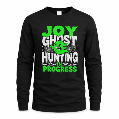 JOY HW22-K06-109 - NAME Ghost Hunting In Progress Personalized Halloween Shirt