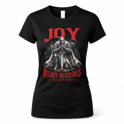 JOY HS90-K04-109 - NAME Legacy Never Dies Forged By Honor Personalized Knight