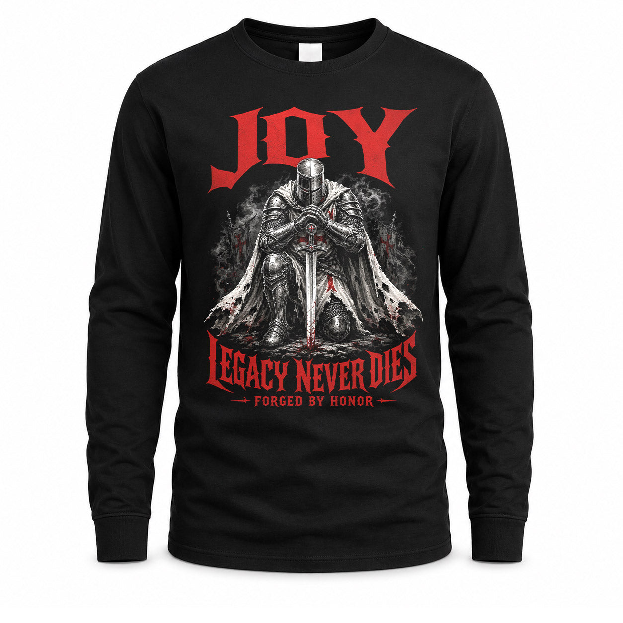 JOY HS90-K04-109 - NAME Legacy Never Dies Forged By Honor Personalized Knight