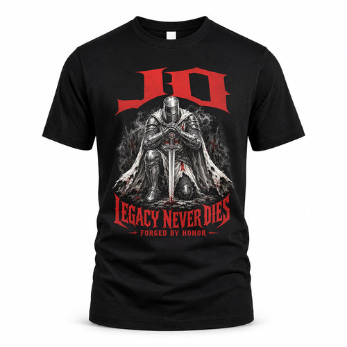 JO HS90-K04-109 - NAME Legacy Never Dies Forged By Honor Personalized Knight