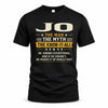 JO TM90-K04-125 - NAME Legendary Know-It-All Personalized Funny Shirt