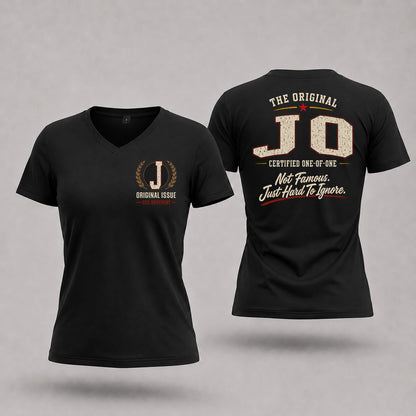 JO W68-F2-168 – Personalized Original Issue Apparel “The Original NAME Certified One-of-One"