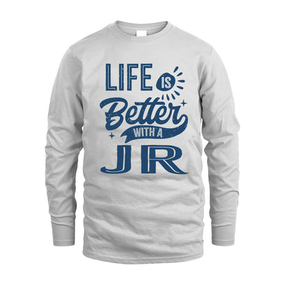 JR HH88-K2–Personalized Name Quote T-Shirt Life Is Better With Unisex Gift