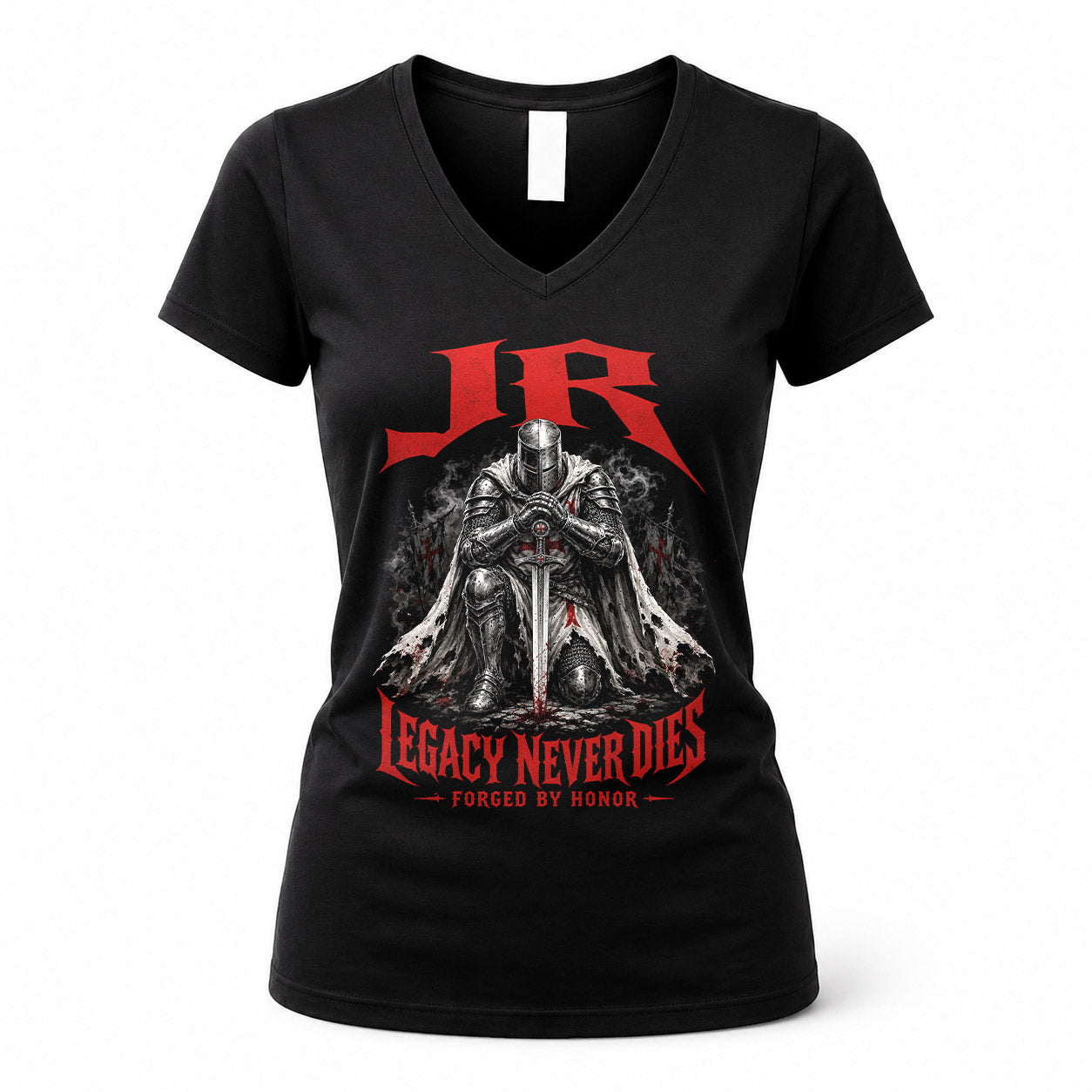 JR HS90-K04-109 - NAME Legacy Never Dies Forged By Honor Personalized Knight