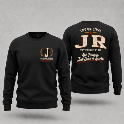 JR W68-F2-168 – Personalized Original Issue Apparel “The Original NAME Certified One-of-One"