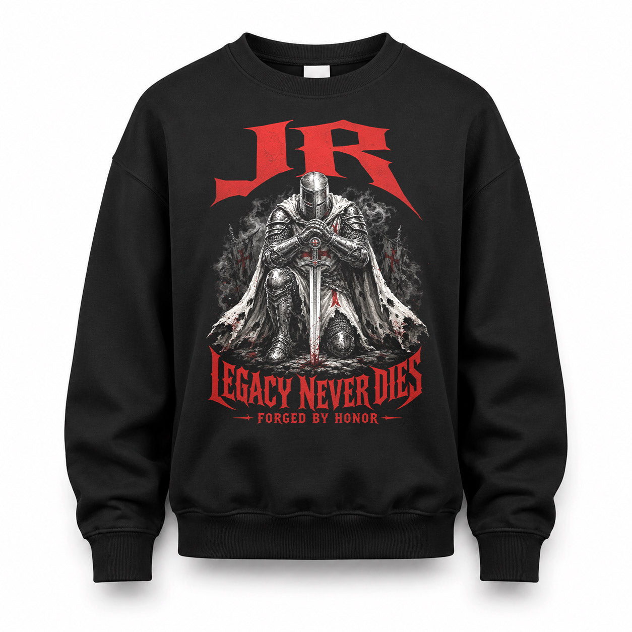 JR HS90-K04-109 - NAME Legacy Never Dies Forged By Honor Personalized Knight