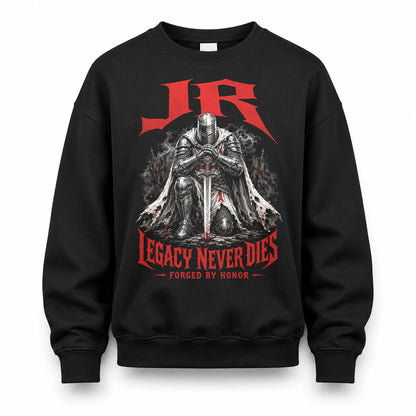 JR HS90-K04-109 - NAME Legacy Never Dies Forged By Honor Personalized Knight
