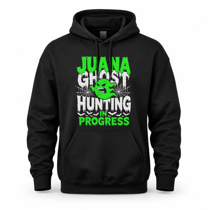 JUANA HW22-K06-109 - NAME Ghost Hunting In Progress Personalized Halloween Shirt