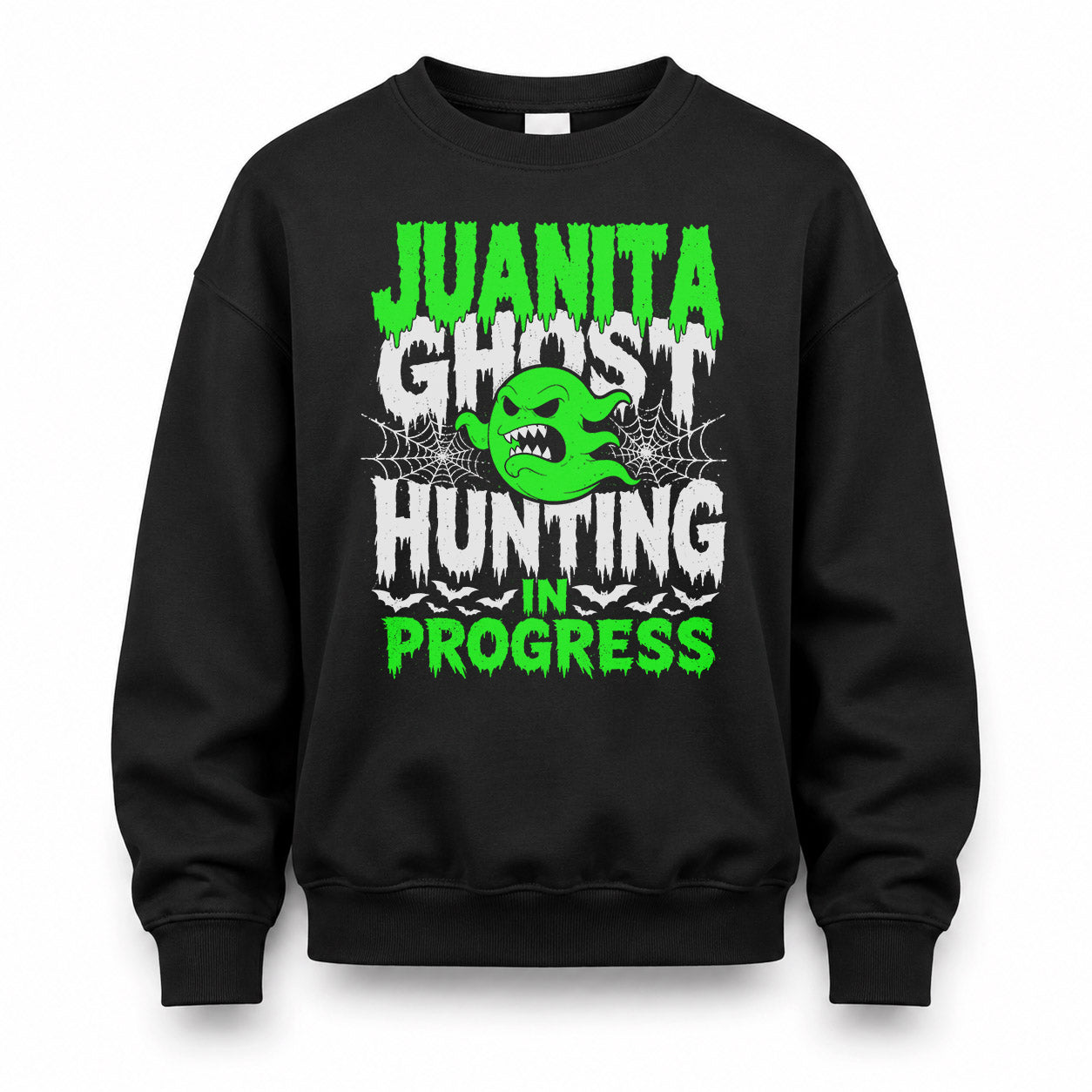 JUANITA HW22-K06-109 - NAME Ghost Hunting In Progress Personalized Halloween Shirt