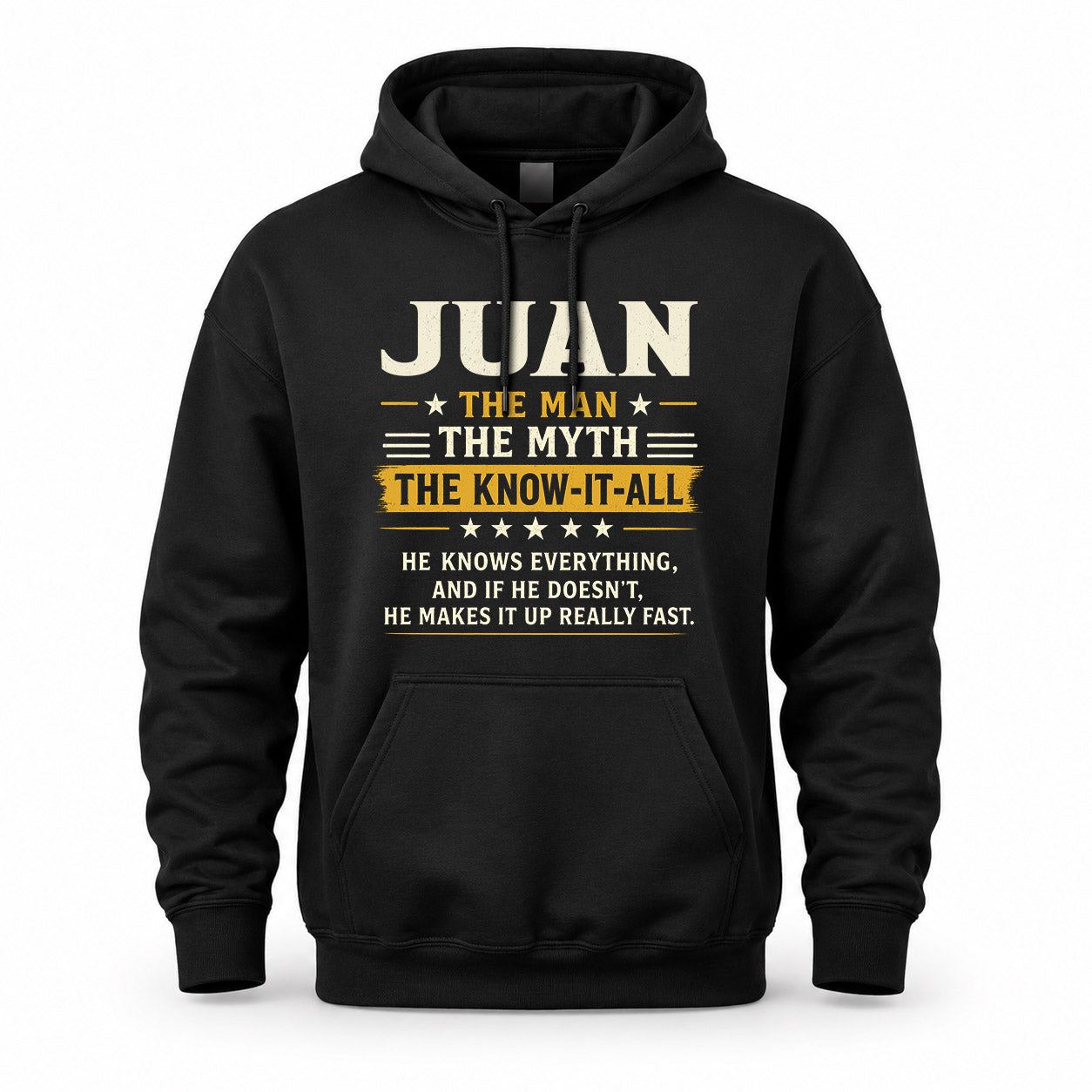 JUAN TM90-K04-125 - NAME Legendary Know-It-All Personalized Funny Shirt