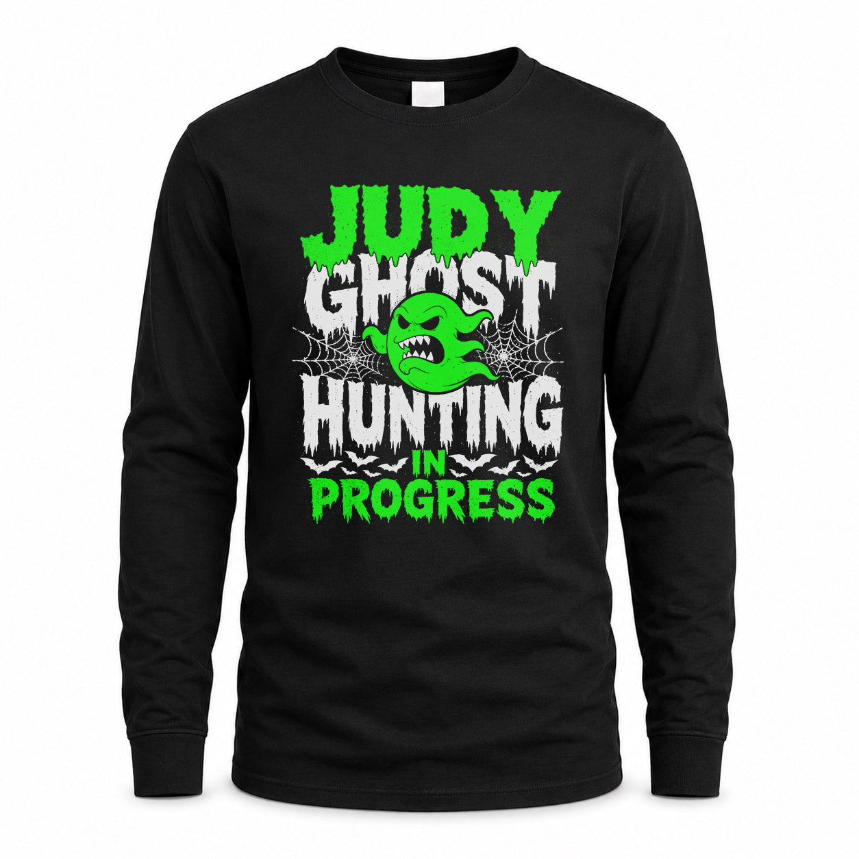 JUDY HW22-K06-109 - NAME Ghost Hunting In Progress Personalized Halloween Shirt