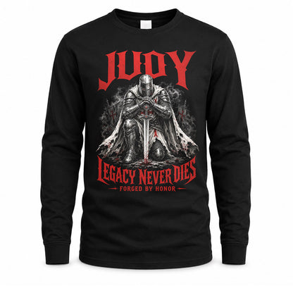JUDY HS90-K04-109 - NAME Legacy Never Dies Forged By Honor Personalized Knight