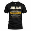JULIAN TM90-K04-125 - NAME Legendary Know-It-All Personalized Funny Shirt
