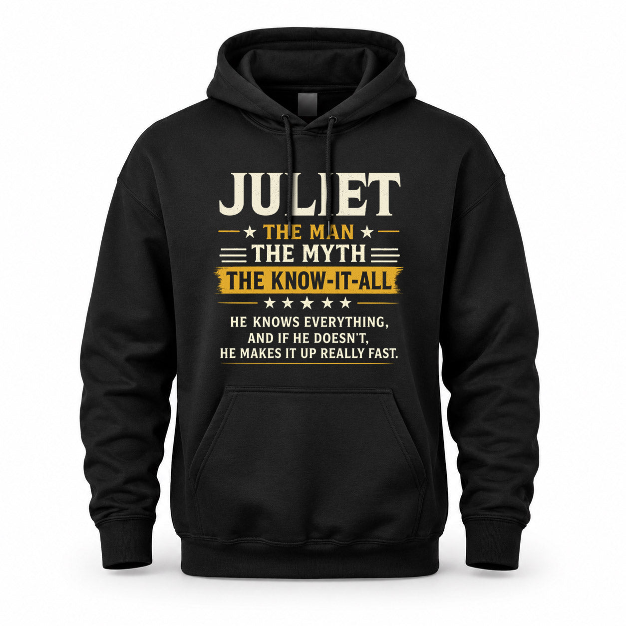 JULIET TM90-K04-125 - NAME Legendary Know-It-All Personalized Funny Shirt