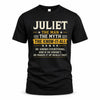 JULIET TM90-K04-125 - NAME Legendary Know-It-All Personalized Funny Shirt