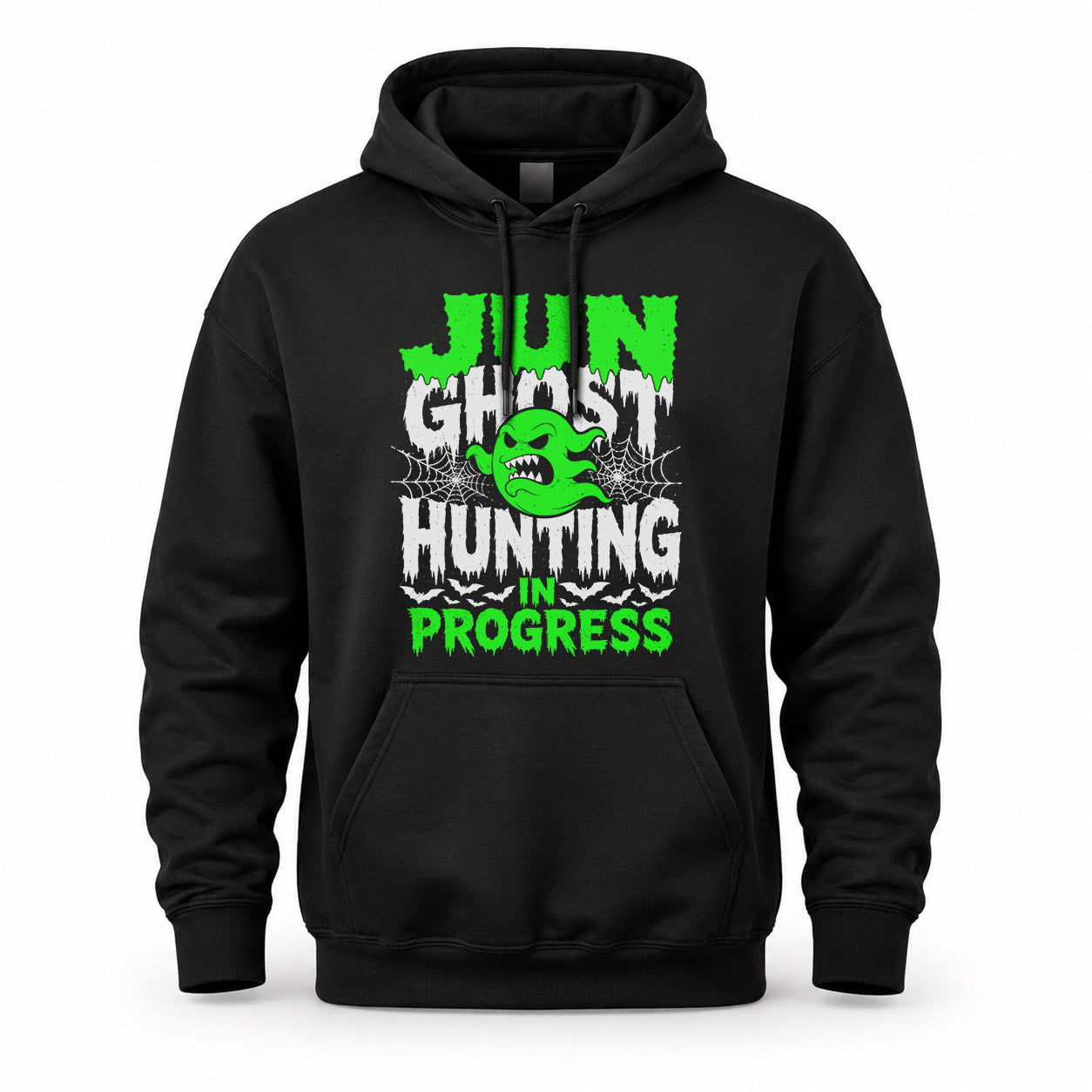 JUN HW22-K06-109 - NAME Ghost Hunting In Progress Personalized Halloween Shirt