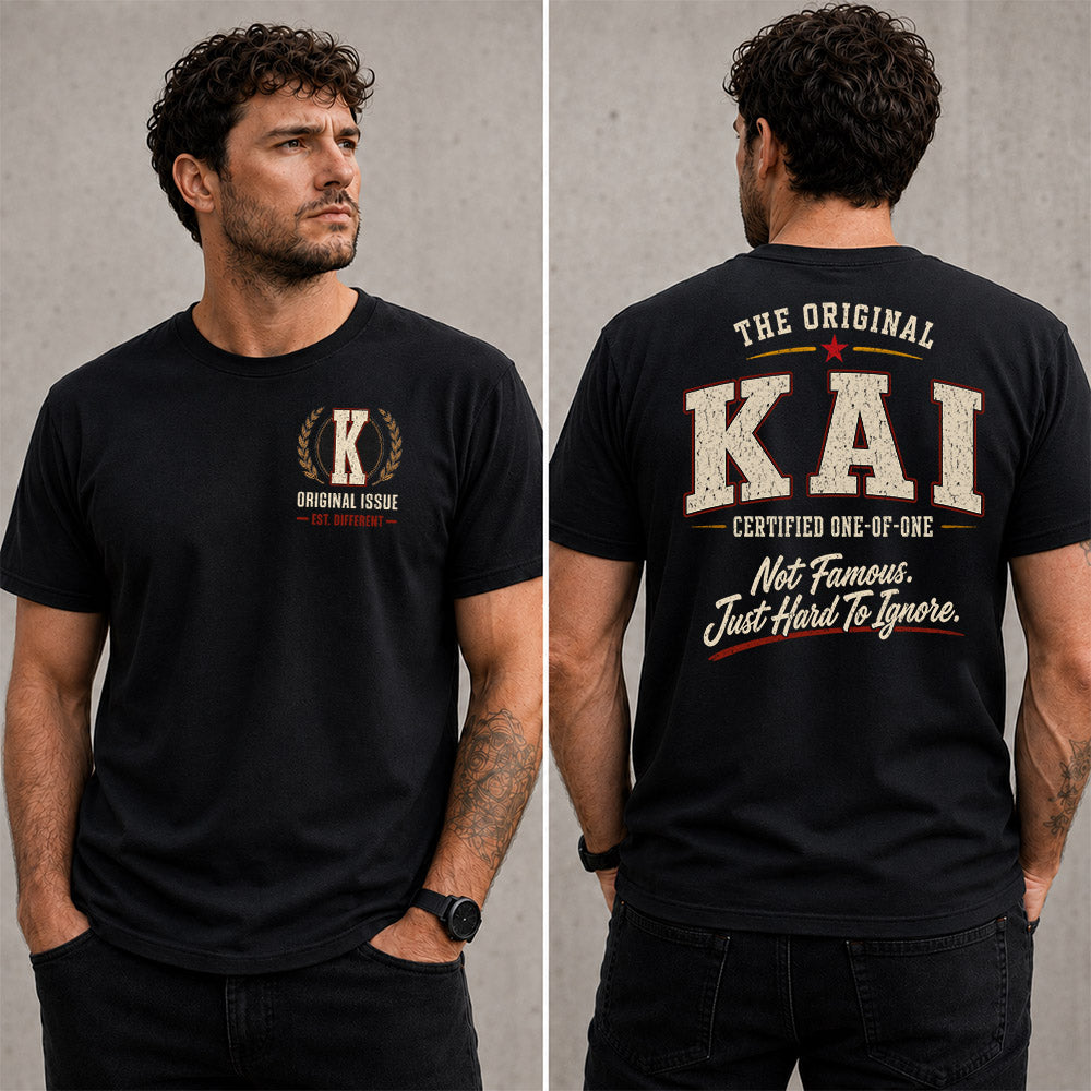 KAI W68-F2-168 – Personalized Original Issue Apparel “The Original NAME Certified One-of-One"