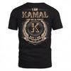 KAMAL PH55-T25-Personalized Name Quote Apparel “I Am NAME May Not Be Perfect But I Am Limited Edition”