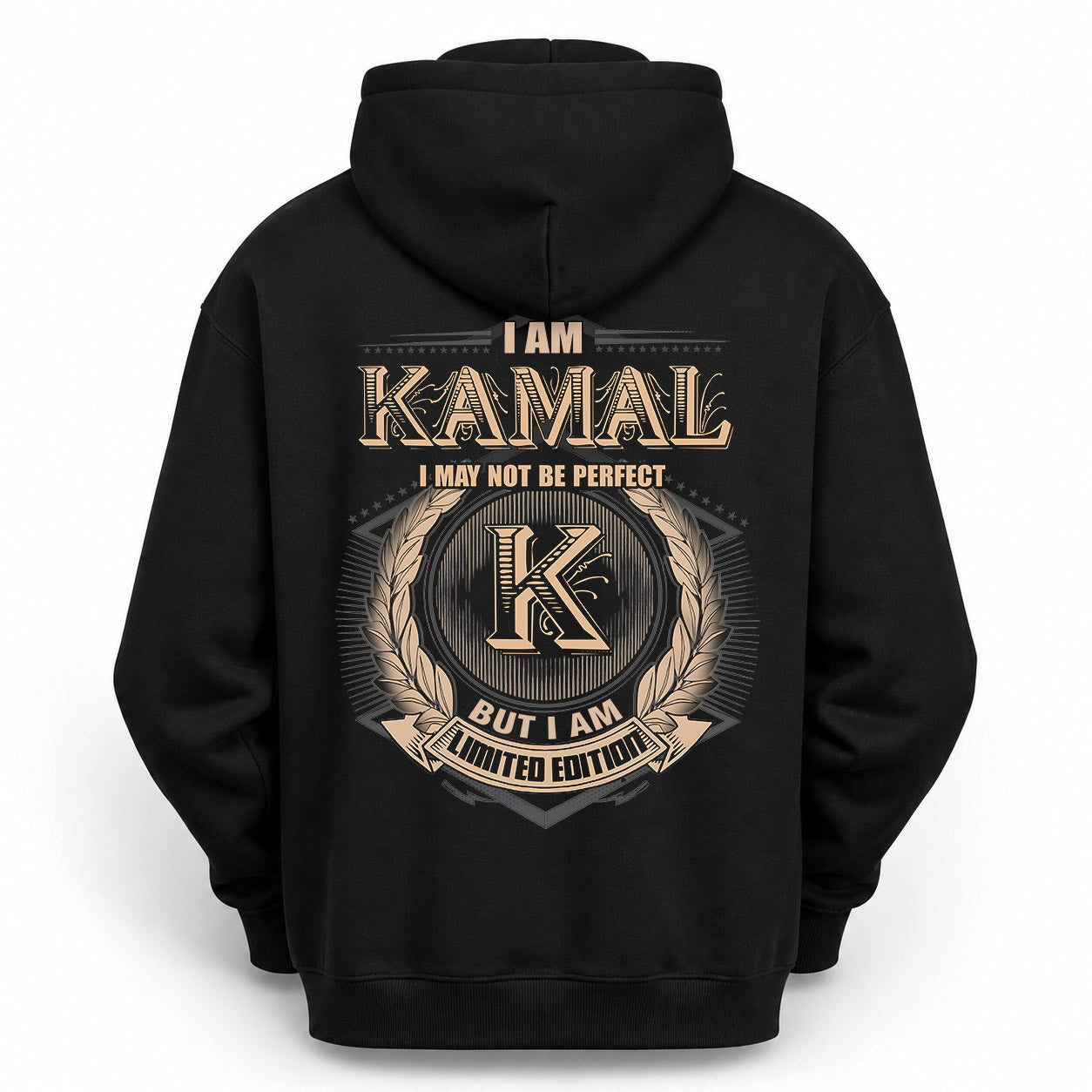 KAMAL PH55-T25-Personalized Name Quote Apparel “I Am NAME May Not Be Perfect But I Am Limited Edition”