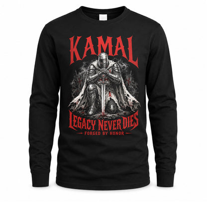 KAMAL HS90-K04-109 - NAME Legacy Never Dies Forged By Honor Personalized Knight
