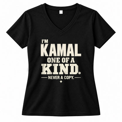 KAMAL P6-K4-228 Personalized Funny Quote Apparel “I’m NAME – One of a Kind, Never a Copy”