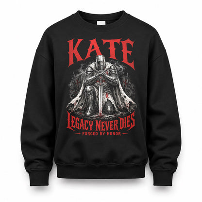 KATE HS90-K04-109 - NAME Legacy Never Dies Forged By Honor Personalized Knight
