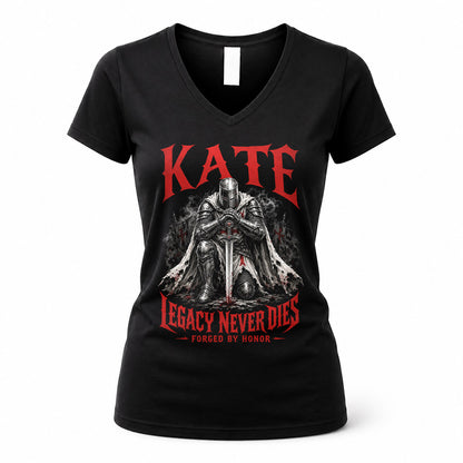 KATE HS90-K04-109 - NAME Legacy Never Dies Forged By Honor Personalized Knight