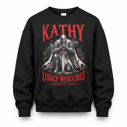 KATHY HS90-K04-109 - NAME Legacy Never Dies Forged By Honor Personalized Knight