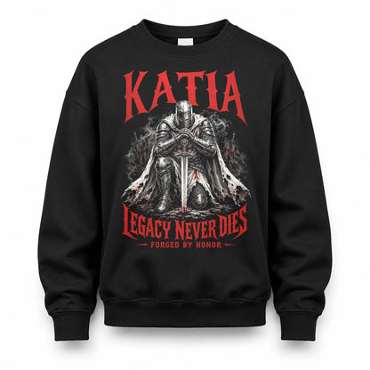 KATIA HS90-K04-109 - NAME Legacy Never Dies Forged By Honor Personalized Knight