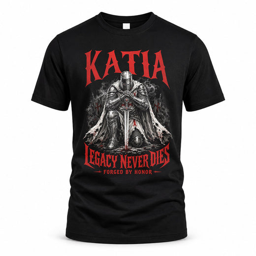 KATIA HS90-K04-109 - NAME Legacy Never Dies Forged By Honor Personalized Knight
