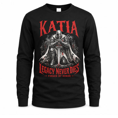 KATIA HS90-K04-109 - NAME Legacy Never Dies Forged By Honor Personalized Knight