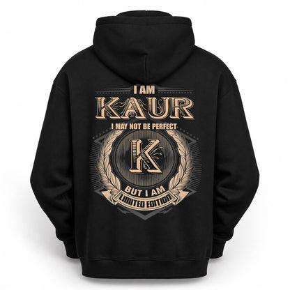 KAUR PH55-T25-Personalized Name Quote Apparel “I Am NAME May Not Be Perfect But I Am Limited Edition”