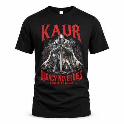 KAUR HS90-K04-109 - NAME Legacy Never Dies Forged By Honor Personalized Knight