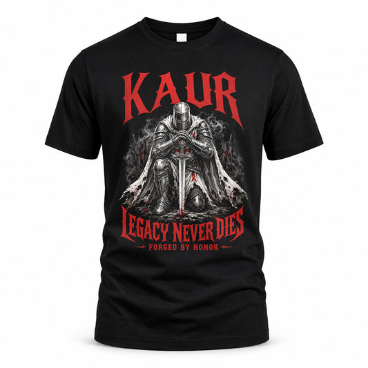 KAUR HS90-K04-109 - NAME Legacy Never Dies Forged By Honor Personalized Knight