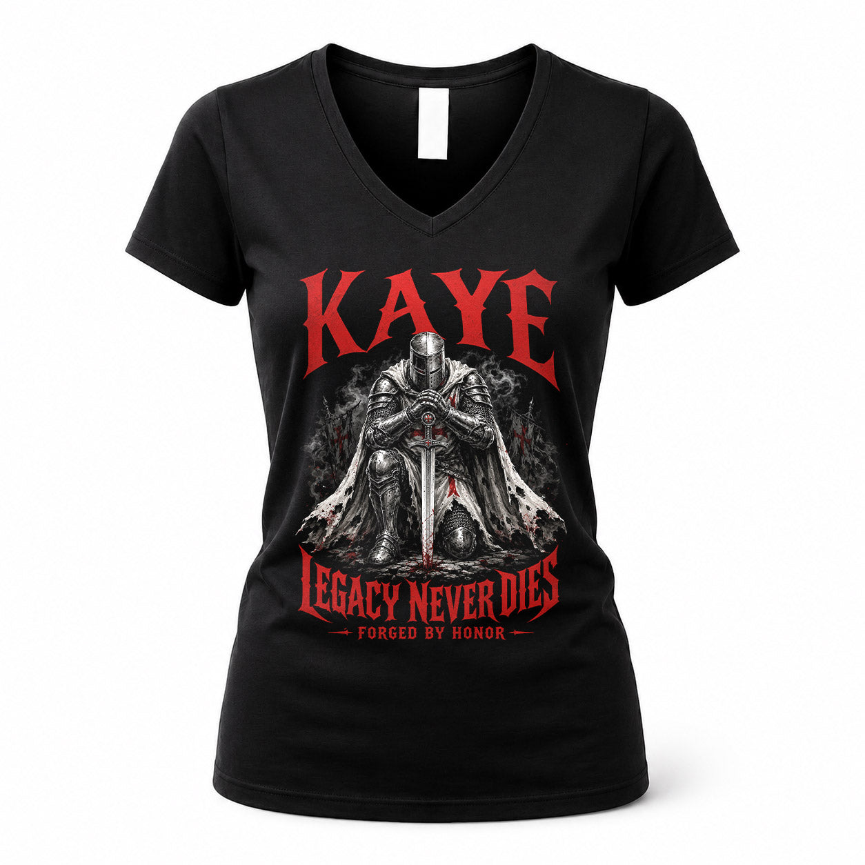 KAYE HS90-K04-109 - NAME Legacy Never Dies Forged By Honor Personalized Knight