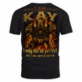 KAY MP88-F2-168–Personalized Bold Quote Apparel “I Am NAME I May Not Be Perfect But I Am Limited Edition