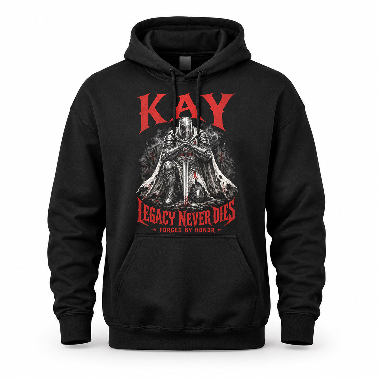 KAY HS90-K04-109 - NAME Legacy Never Dies Forged By Honor Personalized Knight