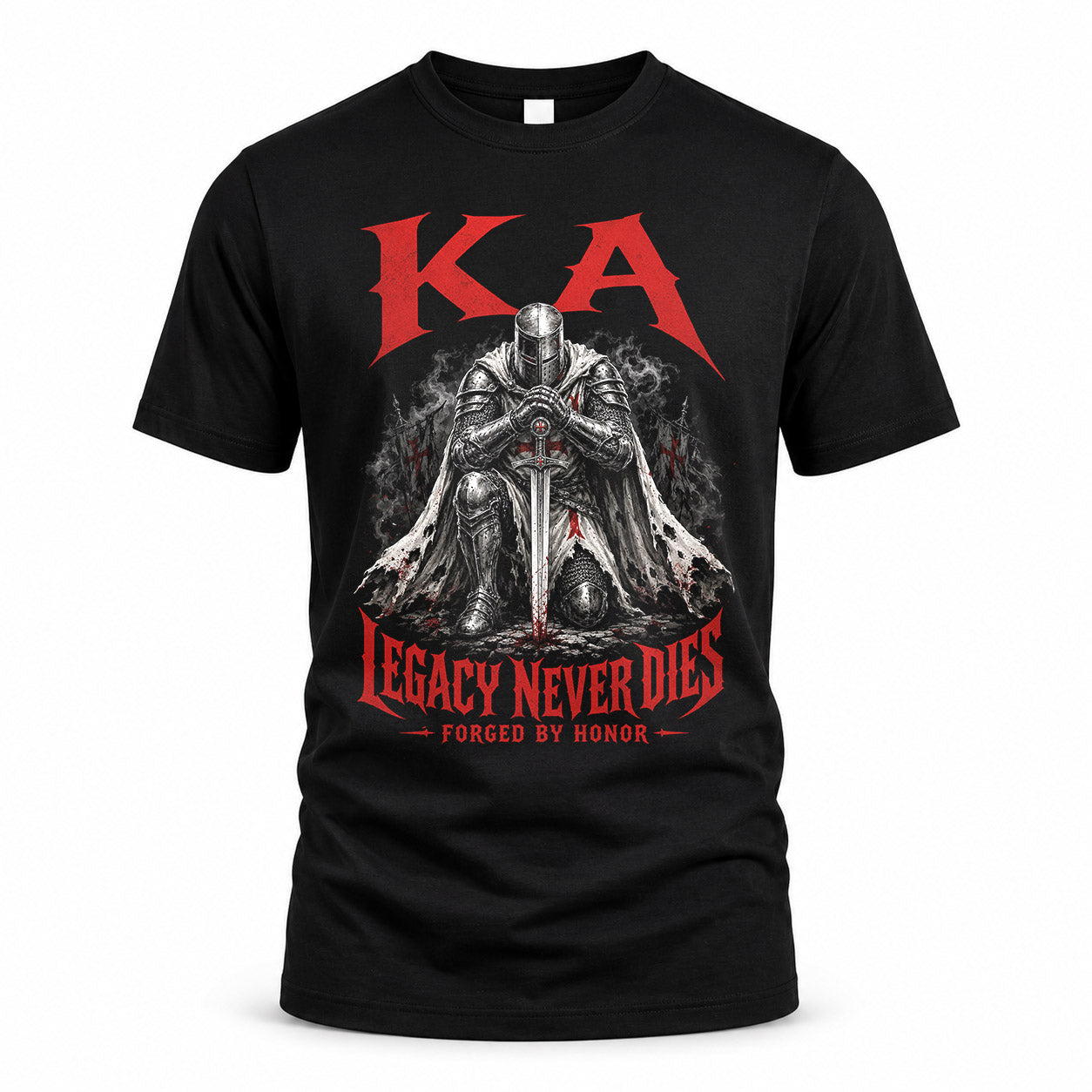 KA HS90-K04-109 - NAME Legacy Never Dies Forged By Honor Personalized Knight