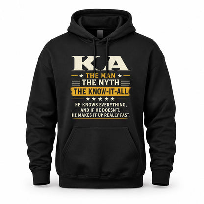 KA TM90-K04-125 - NAME Legendary Know-It-All Personalized Funny Shirt