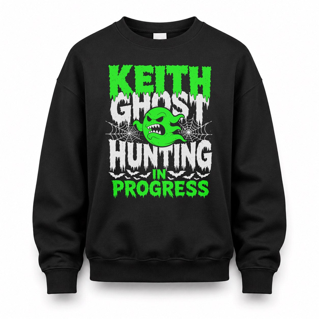 KEITH HW22-K06-109 - NAME Ghost Hunting In Progress Personalized Halloween Shirt