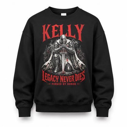 KELLY HS90-K04-109 - NAME Legacy Never Dies Forged By Honor Personalized Knight