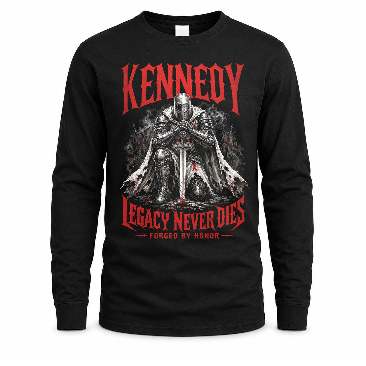 KENNEDY HS90-K04-109 - NAME Legacy Never Dies Forged By Honor Personalized Knight