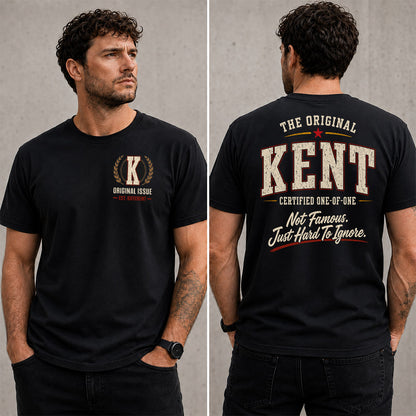 KENT W68-F2-168 – Personalized Original Issue Apparel “The Original NAME Certified One-of-One"