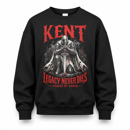 KENT HS90-K04-109 - NAME Legacy Never Dies Forged By Honor Personalized Knight