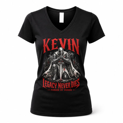 KEVIN HS90-K04-109 - NAME Legacy Never Dies Forged By Honor Personalized Knight