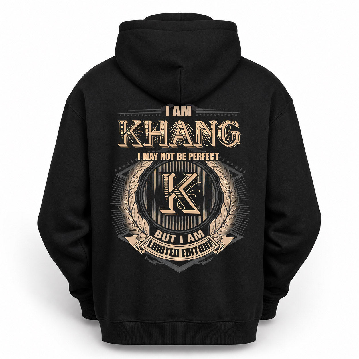 KHANG PH55-T25-Personalized Name Quote Apparel “I Am NAME May Not Be Perfect But I Am Limited Edition”