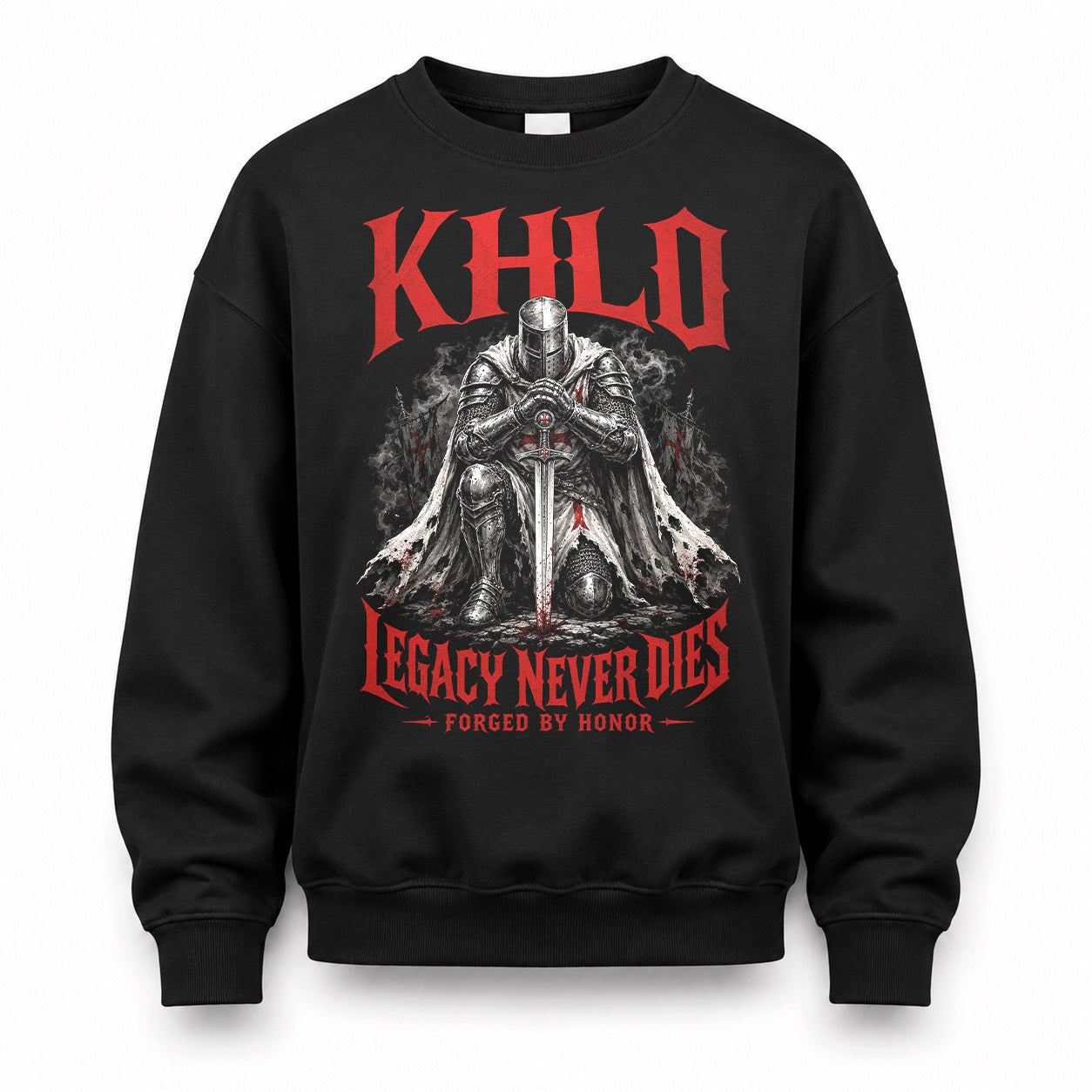 KHLD HS90-K04-109 - NAME Legacy Never Dies Forged By Honor Personalized Knight