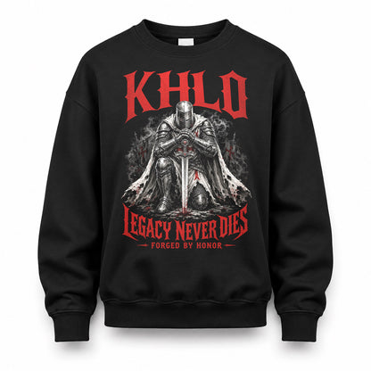 KHLD HS90-K04-109 - NAME Legacy Never Dies Forged By Honor Personalized Knight